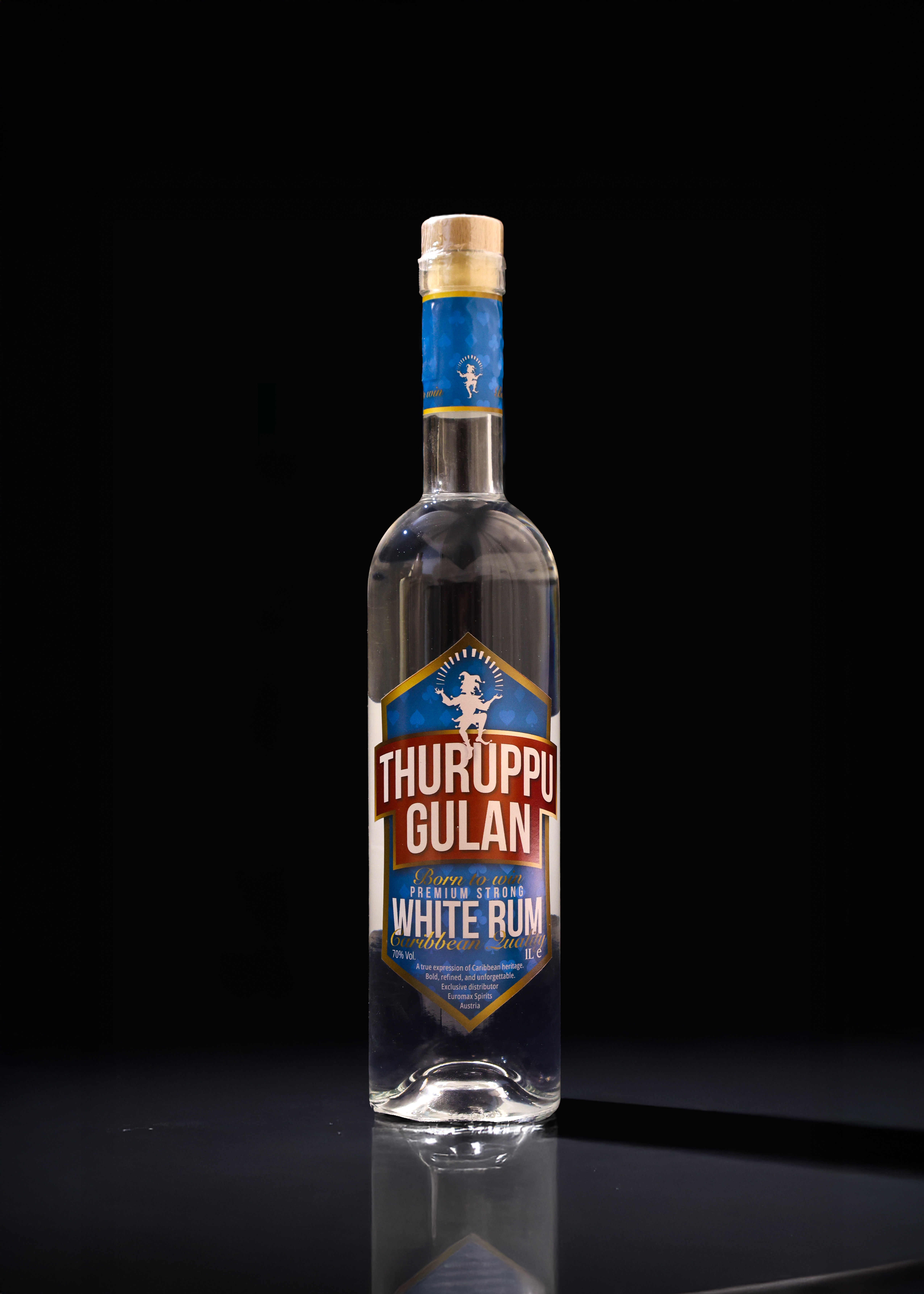White Rum Bottle